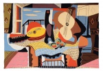 Пабло Пикассо. Мандолина и гитара (1932)